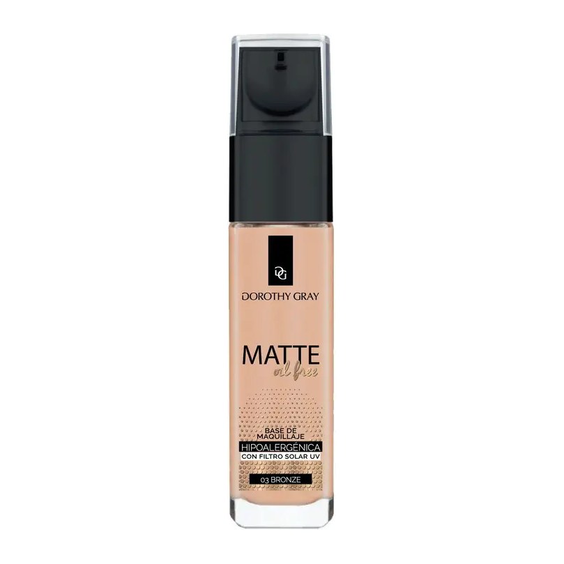 [8784] BASE DE MAQUILLAJE OIL FREE 03 BRONCE (35 GRS - POMO) DOROTHY GRAY