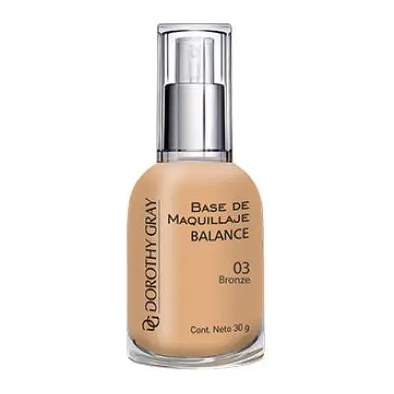 [30285] BASE DE MAQUILLAJE BALANCE BRILLO CONTROL 03 BRONZE (ACABADO MATE) (35 GRS - POMO) DOROTHY GRAY