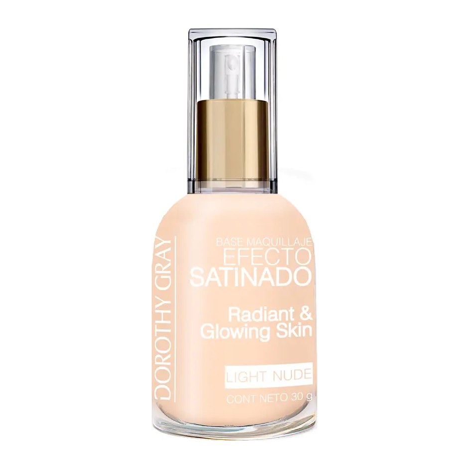[44606] BASE MAQUILLAJE SATINADA (LIGHT NUDE - 30 GR - FRASCO) DOROTHY GRAY