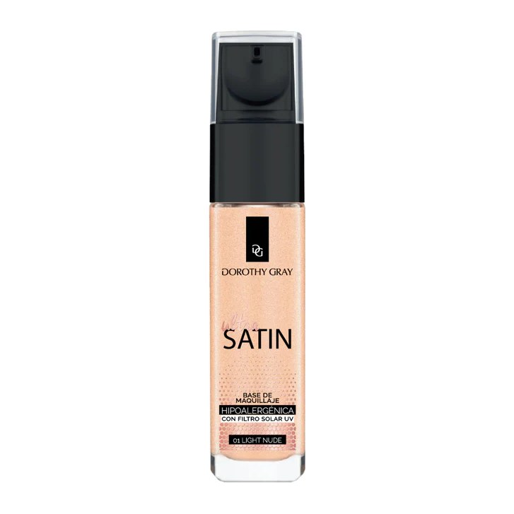 [30137] BASE DE MAQUILLAJE SATINADA MINERAL NUDE (ANTI IMPUREZAS) (30 GRS - FRASCO CON DOSIFICADOR) DOROTHY GRAY