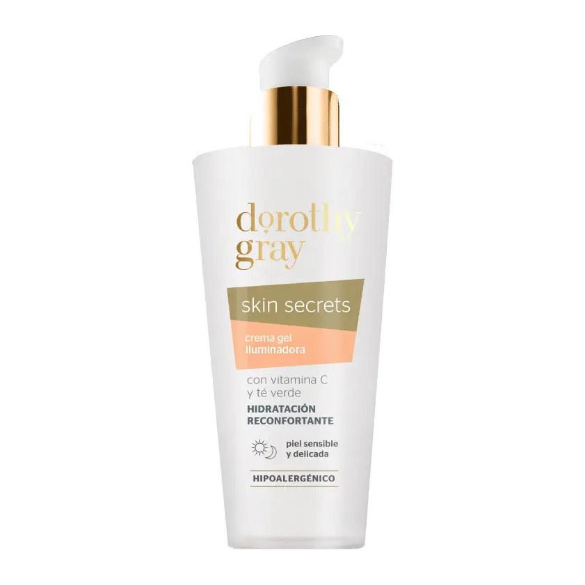 SKIN SECRETS CREMA GEL HIPOALERGENICO CON VITAMINA C Y TE VERDE (140GR - ESTUCHE) DOROTHY GRAY