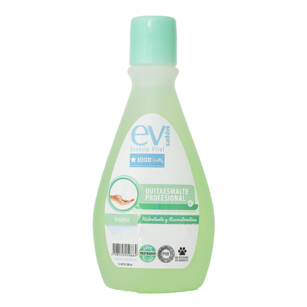 QUITAESMALTE EV QUERATINA 120 ML (120 ML - FRASCO) ESENCIAS NATURALES
