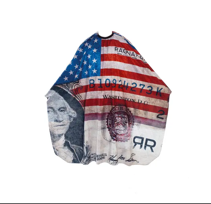 CAPA BARBERO FLAG 100% POLIESTER 140X160 (1 UND - BOLSA)