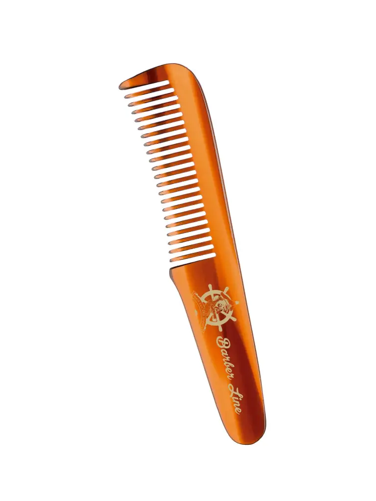 PEINE CAREY MANGO LARGO 11CM (BARBA - BIGOTE) (1UNIDAD - ESTUCHE)