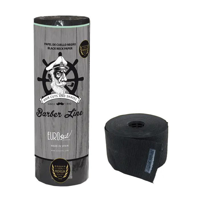 PAPEL DE CUELLO ELASTICO VENTA X UNIDAD (NEGRO - 5 UND - BLISTER)