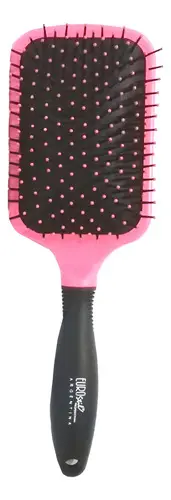 CEPILLO NEUMÁTICO MANGO GOMA PÚA PLÁSTICO GRANDE (ROSADO - 1 UND - BOLSA)