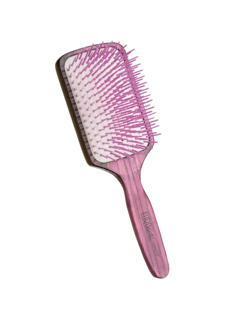 CEPILLO NEUMÁTICO RECTANGULAR PÚA PLÁSTICO LILA (LILA - 1 UND - ESTUCHE)