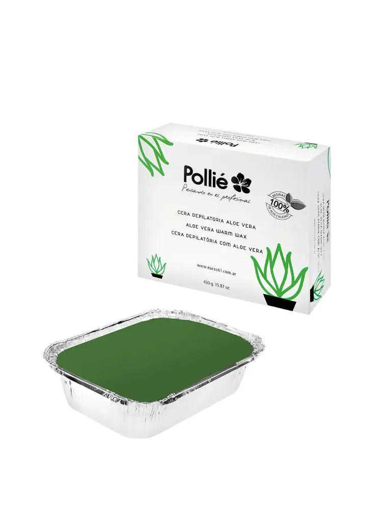 BANDEJA CERA DEPILATORIA ALOE VERA(450 GRS.)