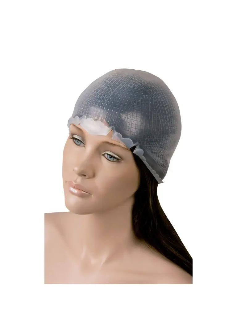 GORRO SILICONA PERFORADO/GANCHILLO (1 UND - ESTUCHE)