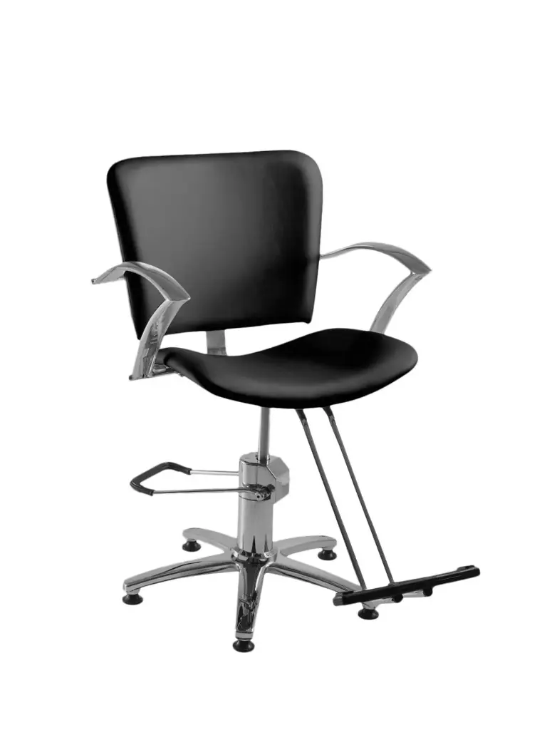 SILLA PELUQUERIA STRATUS NEGRA  (UNIDAD)