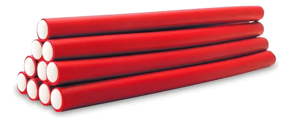 PAPILLOTS LARGOS ROJOS  (12 UNIDADES - PAQUETE)