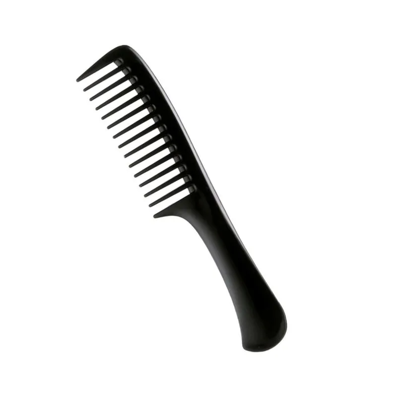 PEINE ESCARPIDOR PÚA ANCHA  (NEGRO - 1 UND - BOLSA)