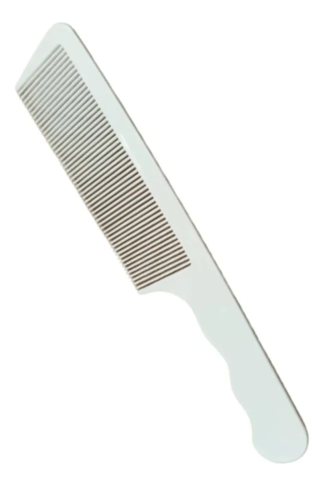 PEINE CORTE ESPECIAL MAQUINA PROFESIONAL BLANCO 20 CM  (1 UNIDAD - PAQUETE)