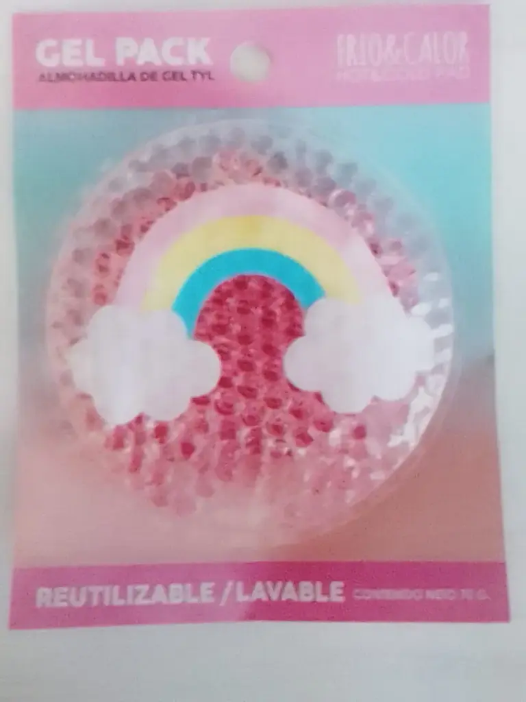 ALMOHADILLA DE GEL FRIO/CALOR ARCOIRIS 70GR.