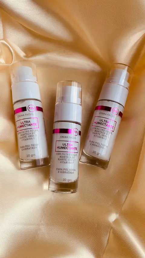 CREMA FACIAL CON FILTRO SOLAR, MANTECA DE KARITE,UREA Y VITAMINA E 30GR