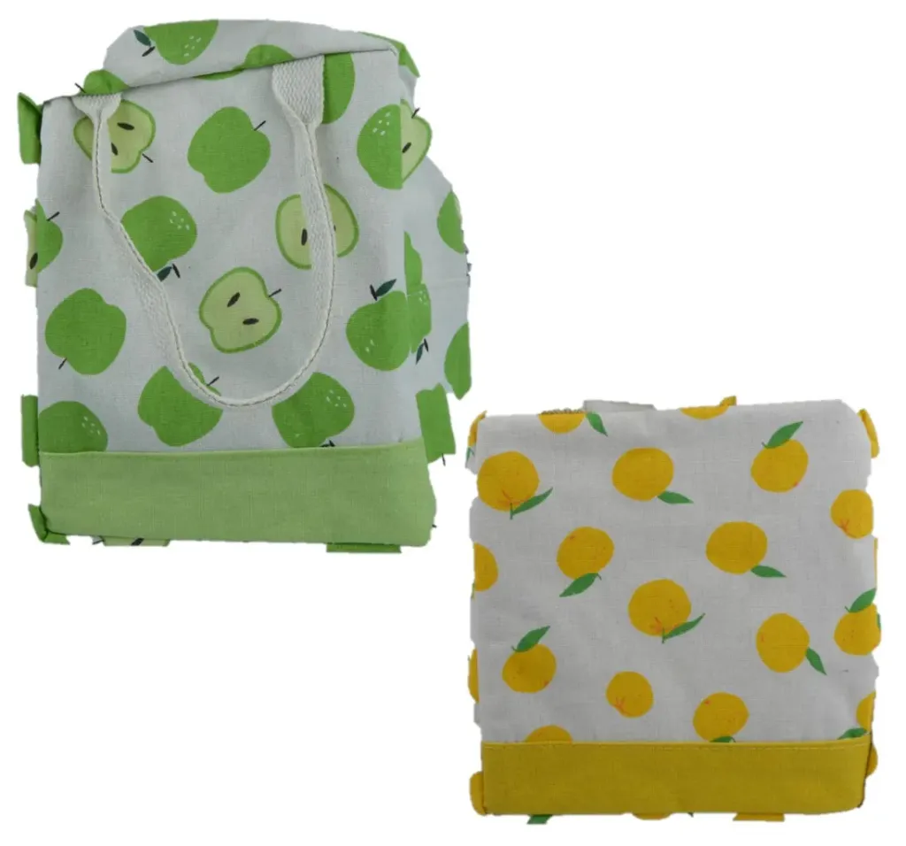 LUNCHERA TÉRMICA PICNIC FRUTAS LIMON Y MANZANA VERDE