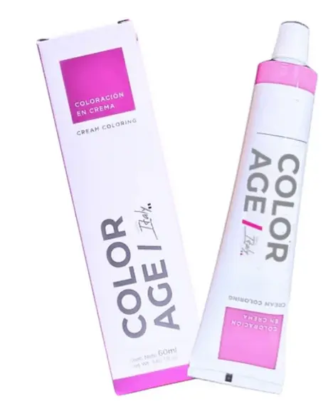 ColorAge COLORACION EN CREMA CASTAÑO FRIO MEDIO NATURAL 4.16 (60 ML.)
