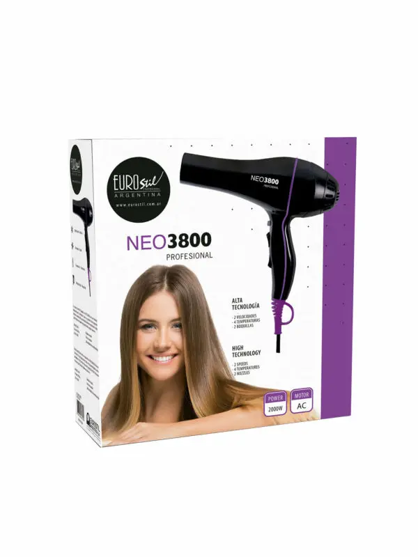 SECADOR PROFESIONAL NEO 3800 2000W.  (1 UNIDAD - CAJA)