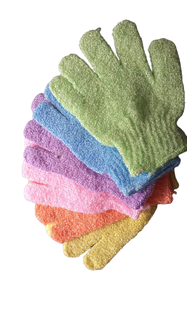 MANOPLA EXFOLIANTE VARIOS COLORES