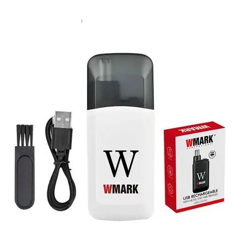 CORTAPELOS DE NARIZ NG-NT002 RECARGABLE (NEGRO- BLANCO) WMARK
