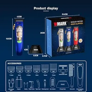 MÁQUINA DE CORTE PROFESIONAL MOTOR MAGNETICO ( MAGLEV) RECARGABLE