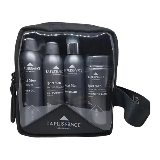 KIT DEPORTIVO MASCULINO EN BOLSO 4 UND (100 ML) LA PUISSANCE