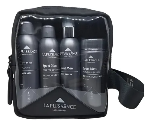 KIT DEPORTIVO MASCULINO EN BOLSO 4 UND (100 ML)