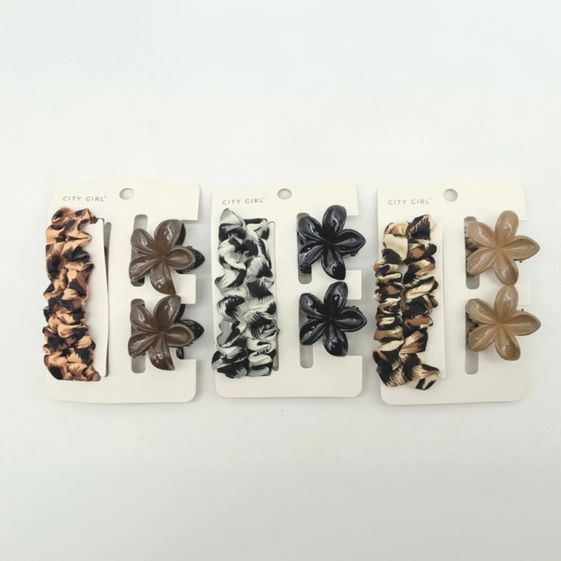 KIT DE COLITA Y HEBILLA ANIMAL PRINT