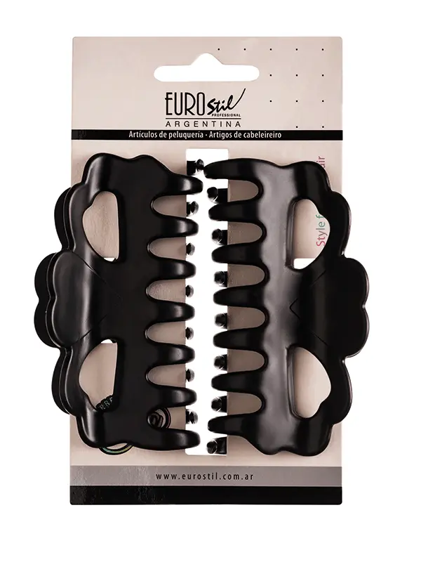 BROCHE CORAZON GRANDE 2 UND. (NEGRO)