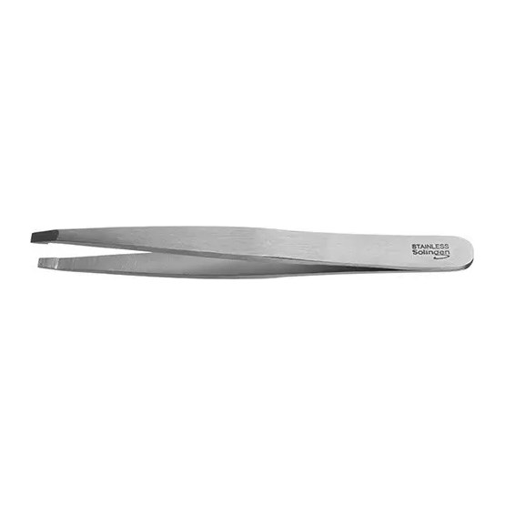 [49903] PINZA DEPILAR INOX. PUNTA RECTA 9,5 CM EUROSTIL