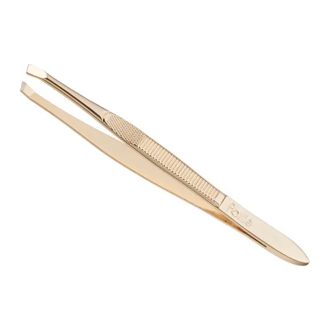 [49910] PINZA DEPILAR PROF. DORADA 9 CM. EUROSTIL