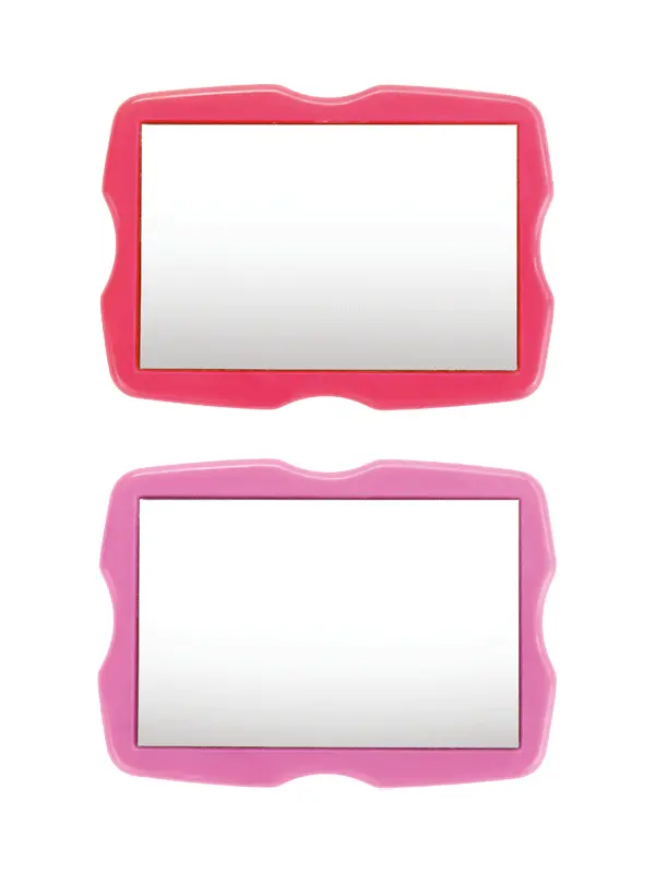 ESPEJO CUADRADO 44MM X 77MM (VARIOS COLORES)