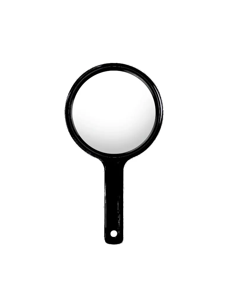 ESPEJO REDONDO PROFESIONAL 140 MM (NEGRO)