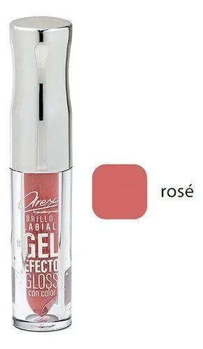 [49930] BRILLO LABIAL EN GEL EFECTO GLOOS (ROSE) AREX