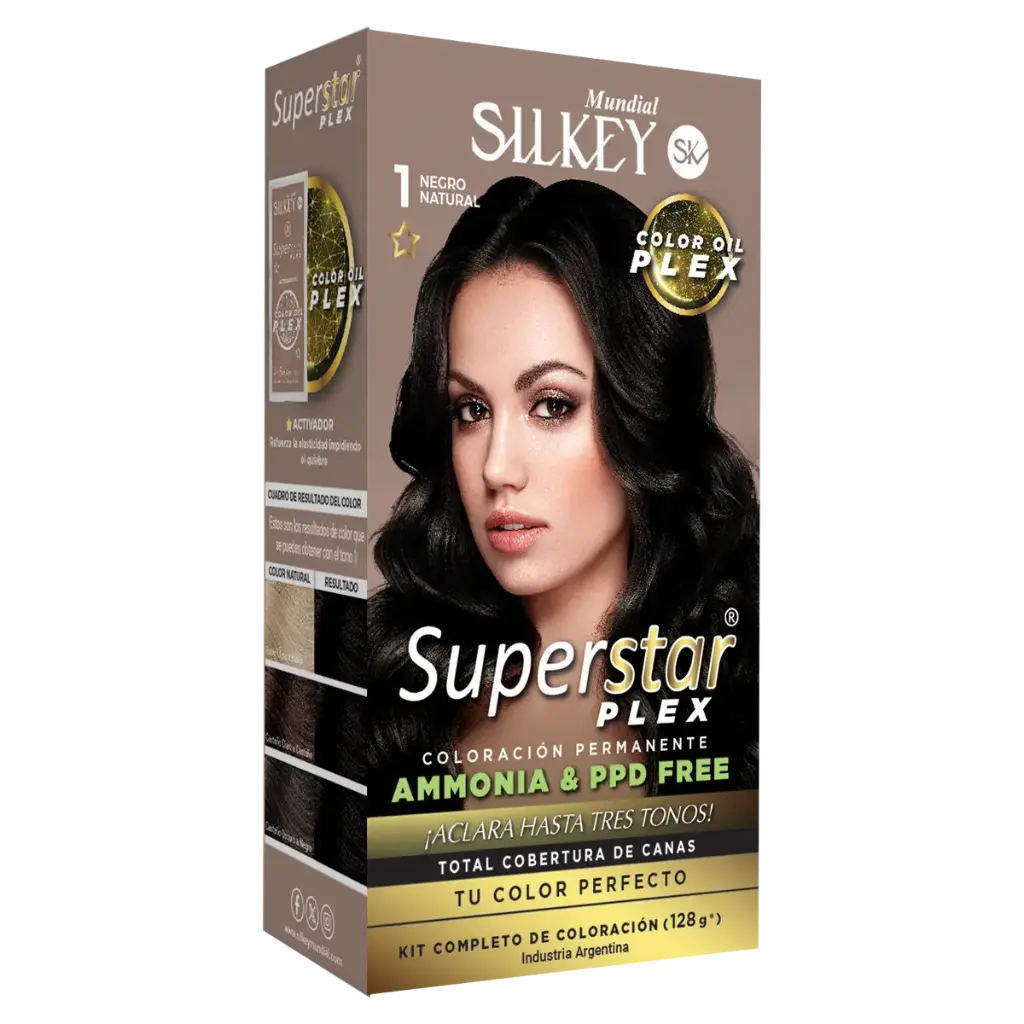 SUPERSTAR PLEX (N-1 NEGRO NATURAL) KIT COMPLETO