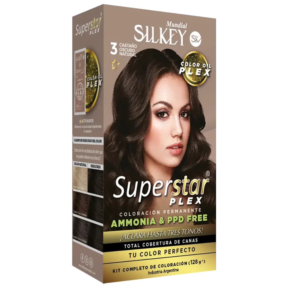 SUPERSTAR PLEX (N-3 CASTAÑO OSCURO NATURAL) KIT COMPLETO
