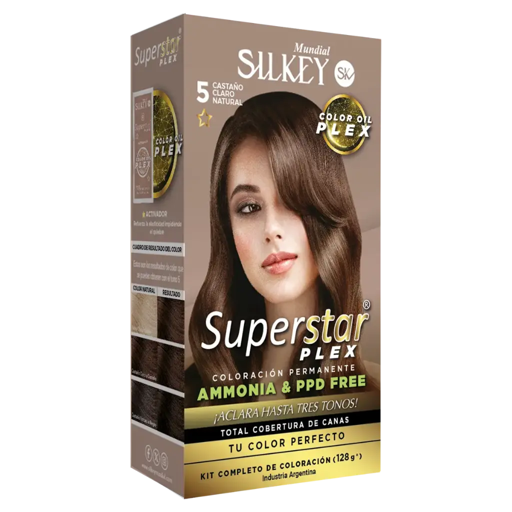 SUPERSTAR PLEX (N-5 CASTAÑO CLARO NATURAL) KIT COMPLETO