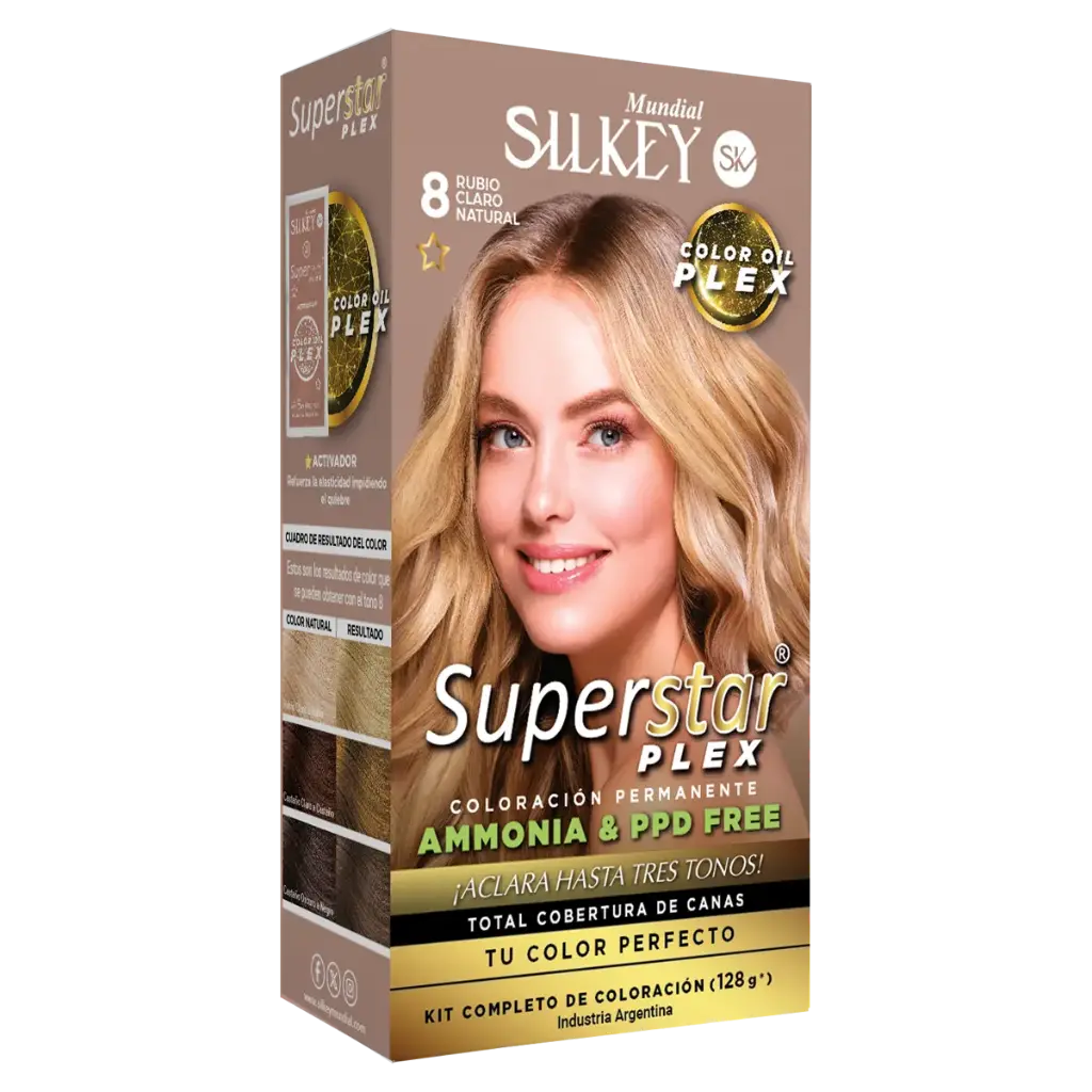 SUPERSTAR PLEX (N-8 RUBIO CLRO NATURL) KIT COMPLETO