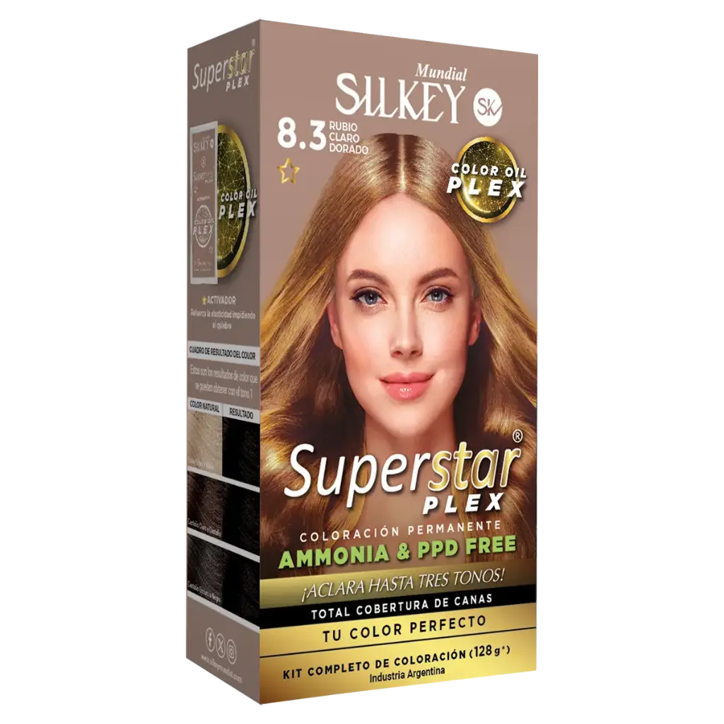 SUPERSTAR PLEX (N-8.3 RUBIO CLARO DORADO) KIT COMPLETO