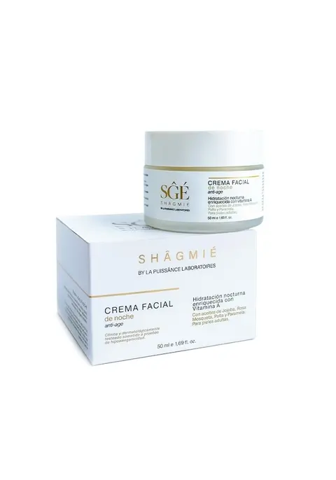 CREMA FACIAL DE NOCHE SHAGMI (50 ML.)