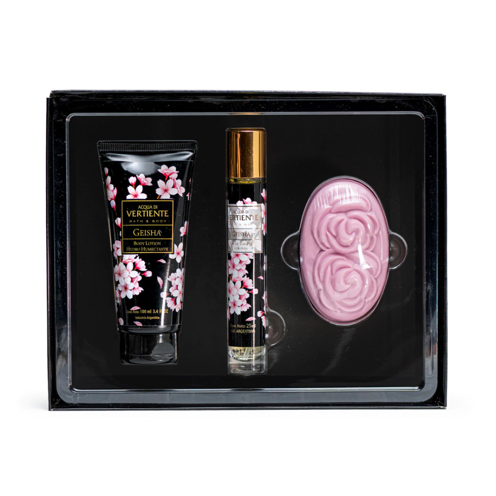 VERTIENTE ESTUCHE LIBRO (GEISHA ) 3 UND.