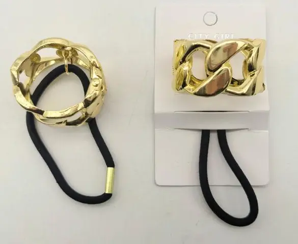 COLITA PONYCUFF con aro dorado