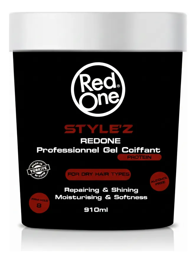 RED ONE STYLE´Z PROFESSIONAL HAIR GEL (PROTEIN) 910 ML