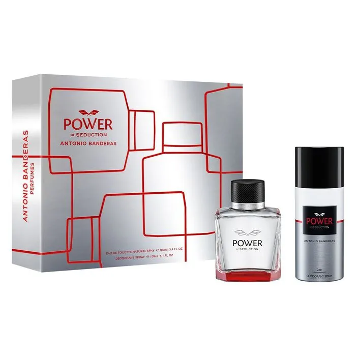 BANDERAS POWER OF SEDUCTION MEN + DEO 150V (100 ML - COFRE)
