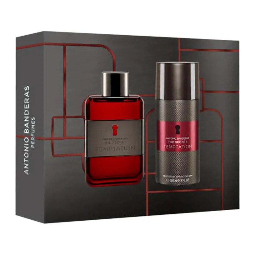 COFRE THE SECRET TEMPTATION MEN (EDT 100 ML+ DEO 150 ML - CAJA) ANTONIO BANDERAS