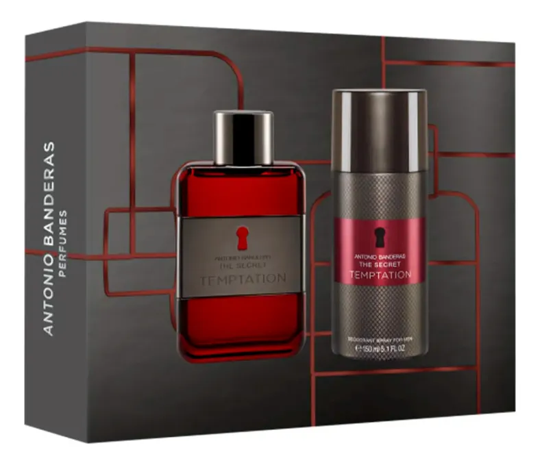 COFRE THE SECRET TEMPTATION MEN (EDT 100 ML+ DEO 150 ML - CAJA)
