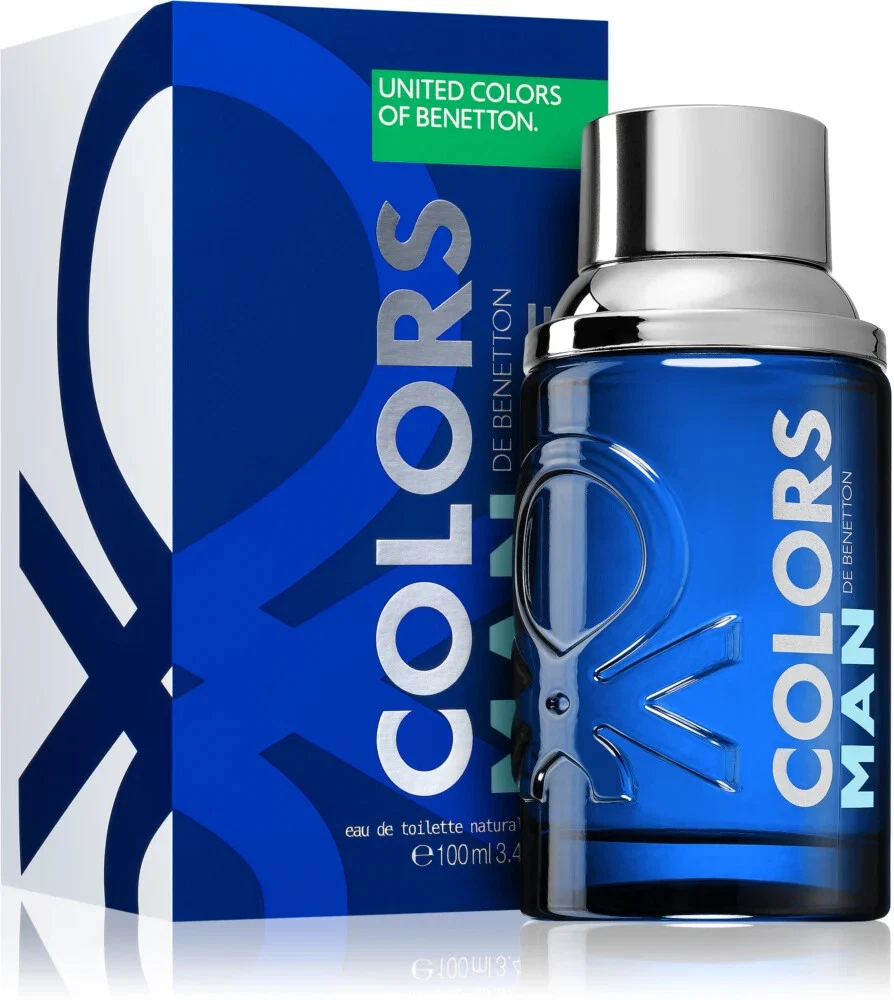 BENETTON COLORS BLUE MEN EDT (100 ML - CAJA)