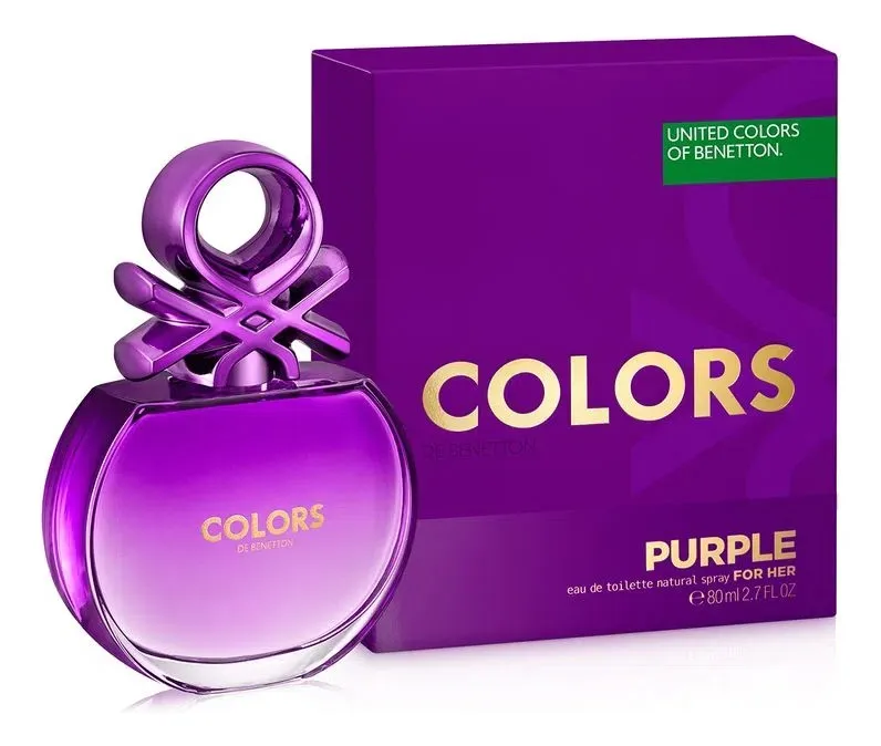 BENETTON COLORS PURPLE EDT  (80 ML - CAJA)