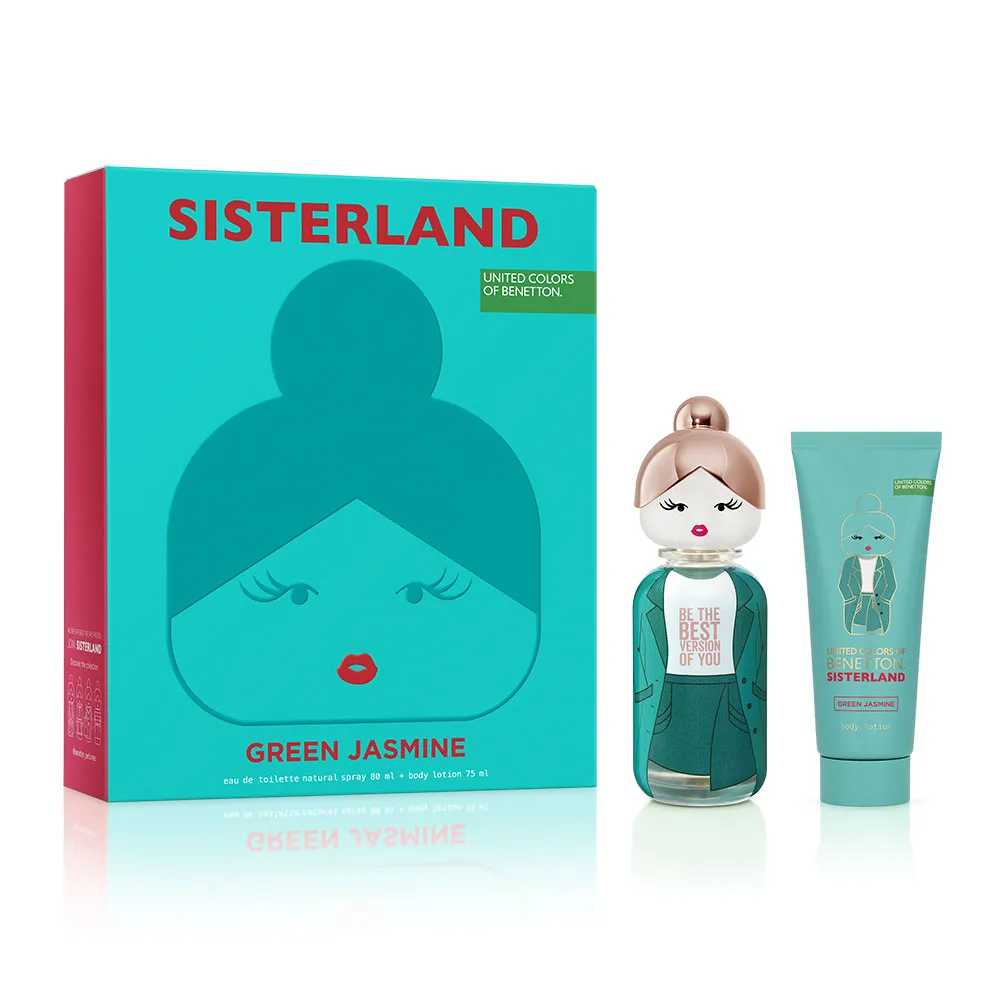 BNT SISTERLAND GREEN JASMINE FEM EDT (COFRE EDT+BODY LOTION 80 ML - CAJA)