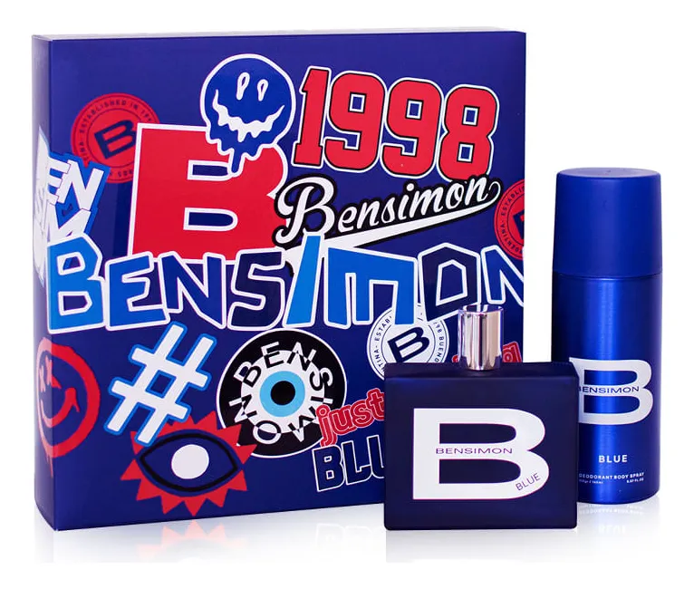 BENSIMON BLUE ESTUCHE  (EDP 100ML + BODY SPRAY 165ML - ESTUCHE)